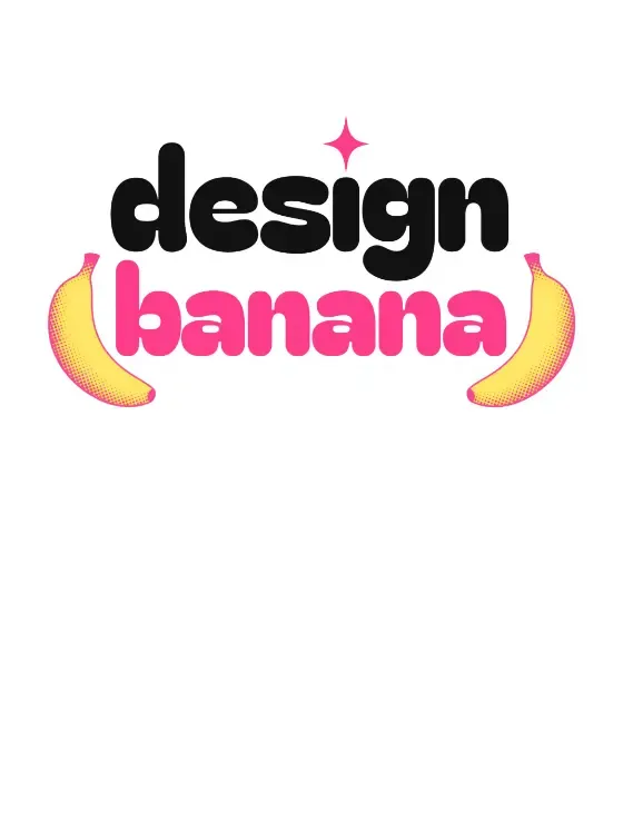 Design Banana Classic Tee - White, design view