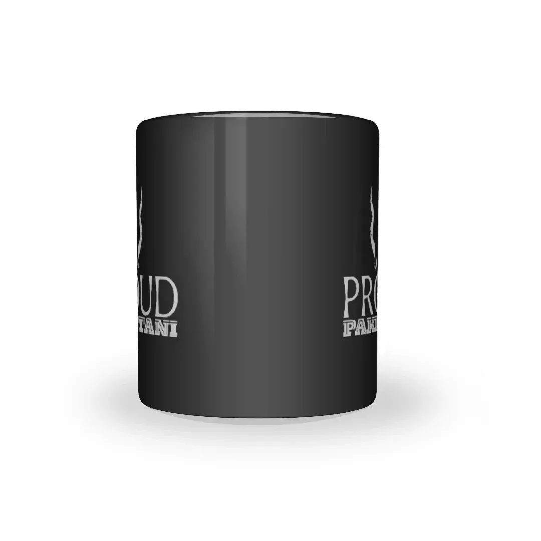 Proud Pakistani – Markhor Gloss Black Mug, front view