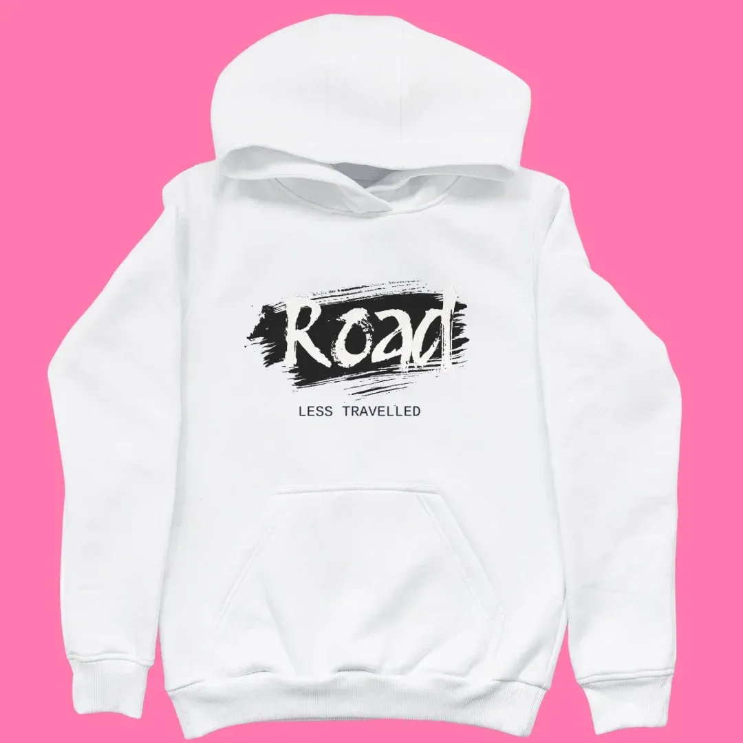 ROAD – Less Travelled | Graffiti Streetwear Hoodie, on a hoodie
