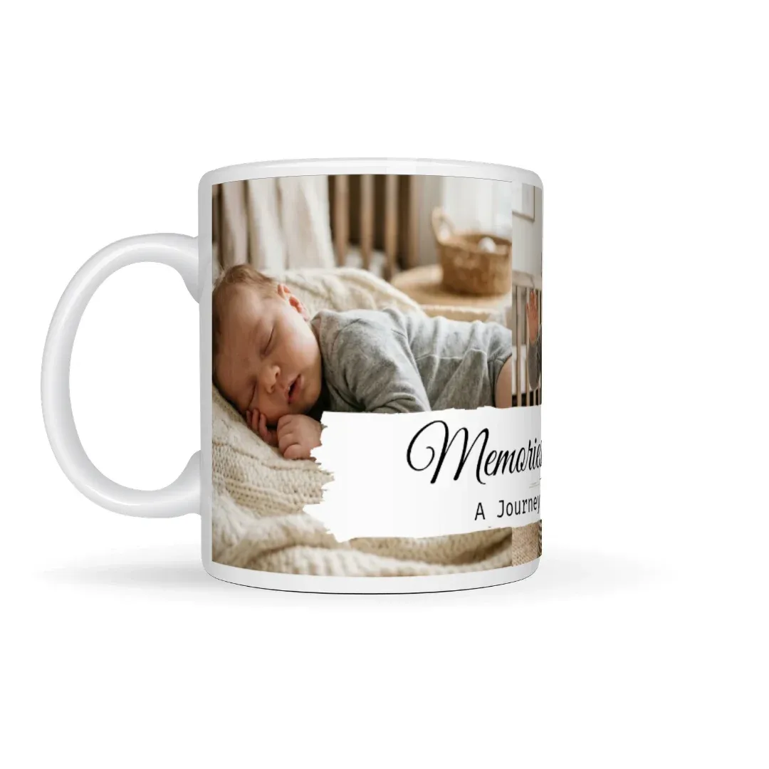 Journey Through Time - Photo Mug, left view