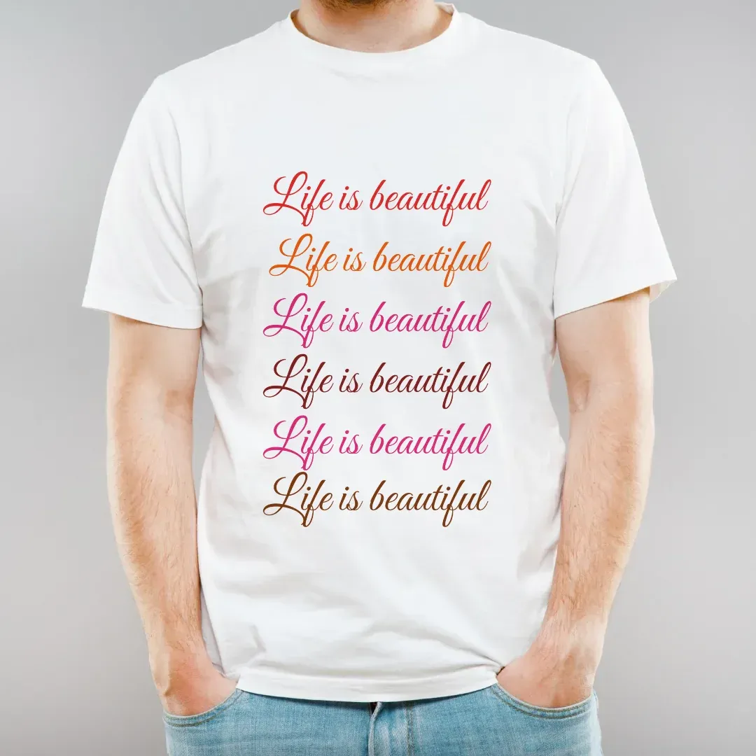 Life is Beautiful - Lettering, studio view